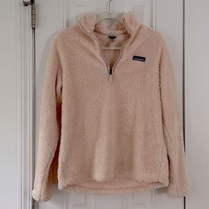 Cream Quarter Zip Teddy Bear Patagonia